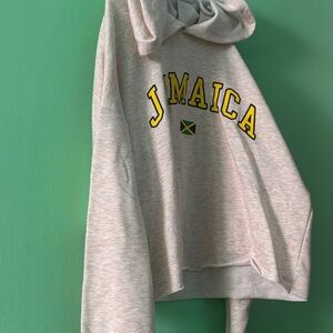 Jamaica cropped hoodie M